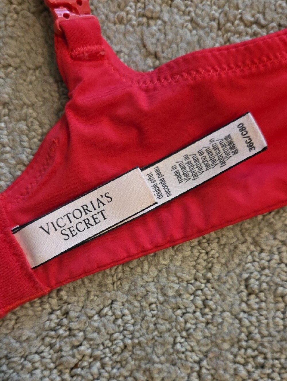 Victoria's Secret Hot Pink Smooth T-Shirt Bra - Picture 2 of 4